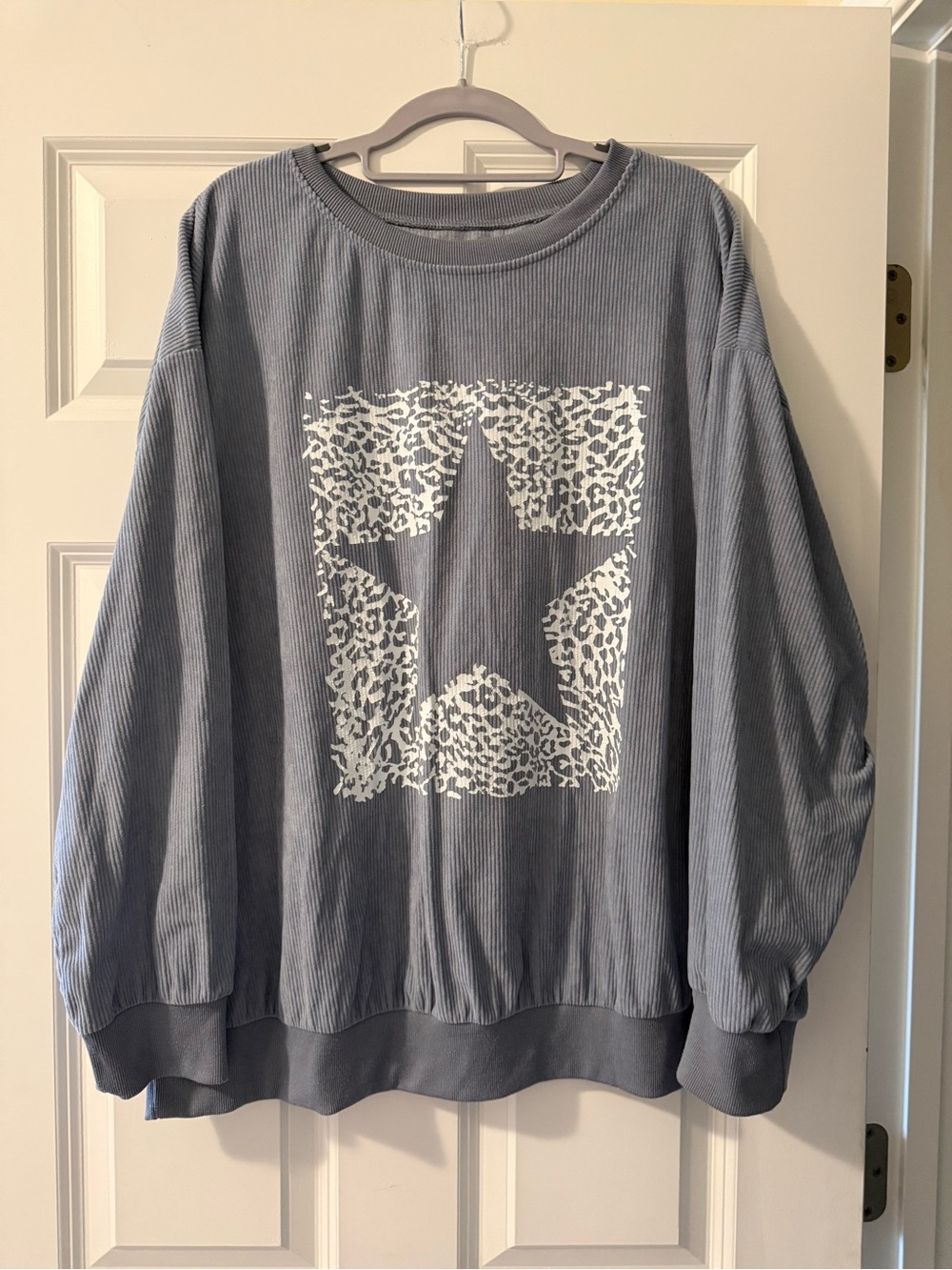 SHEIN Star Leopard Print Women's Sweater